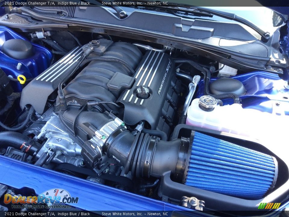 2021 Dodge Challenger T/A Indigo Blue / Black Photo #9