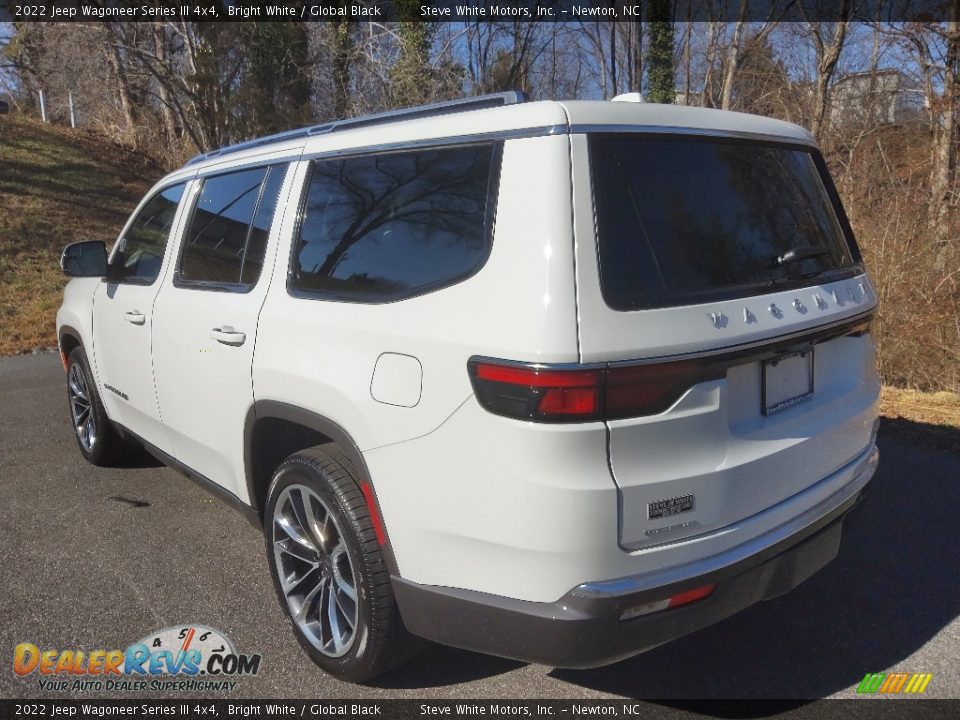 2022 Jeep Wagoneer Series III 4x4 Bright White / Global Black Photo #8