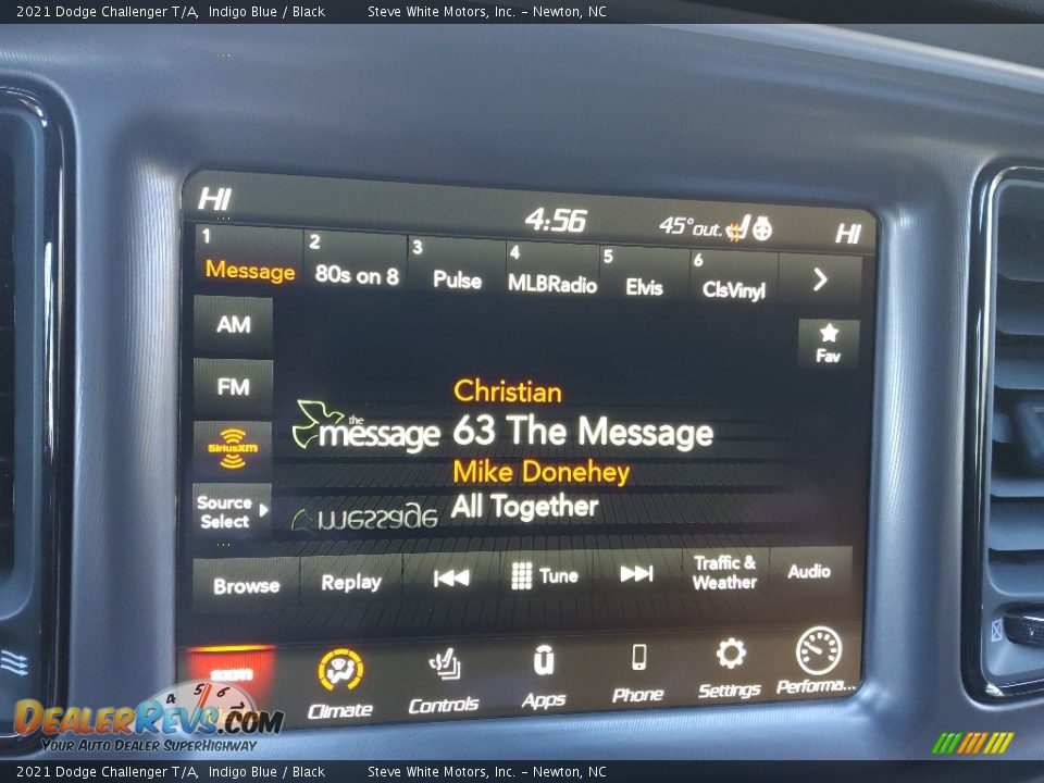 2021 Dodge Challenger T/A Indigo Blue / Black Photo #20