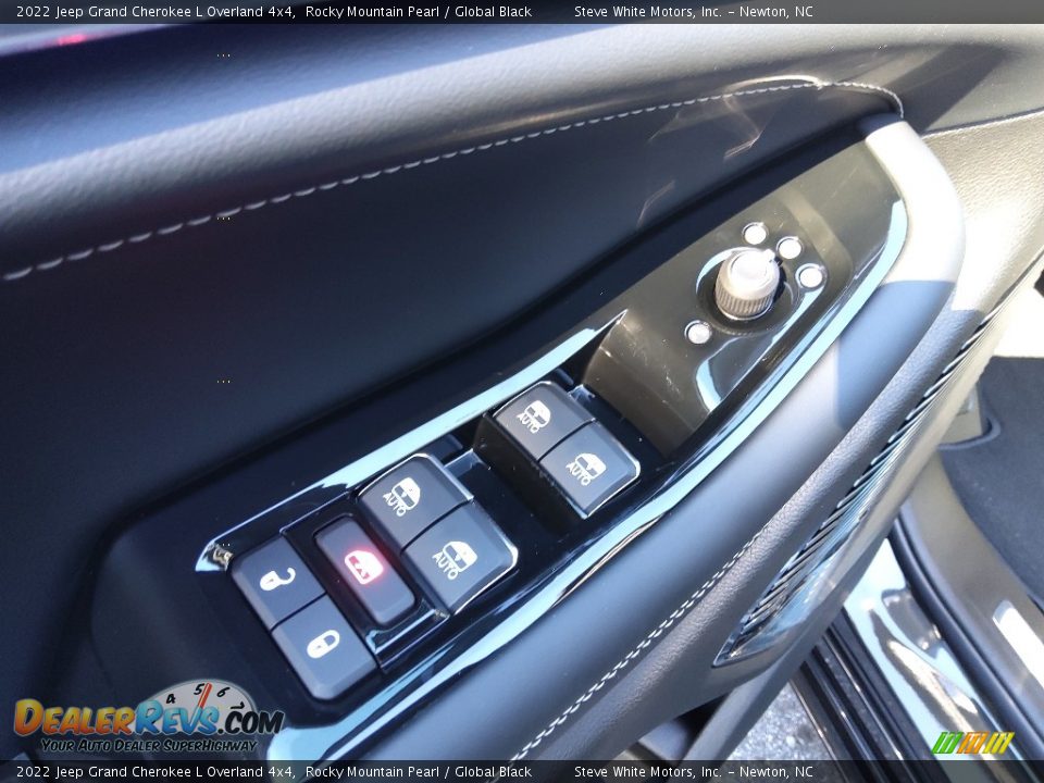 2022 Jeep Grand Cherokee L Overland 4x4 Rocky Mountain Pearl / Global Black Photo #12