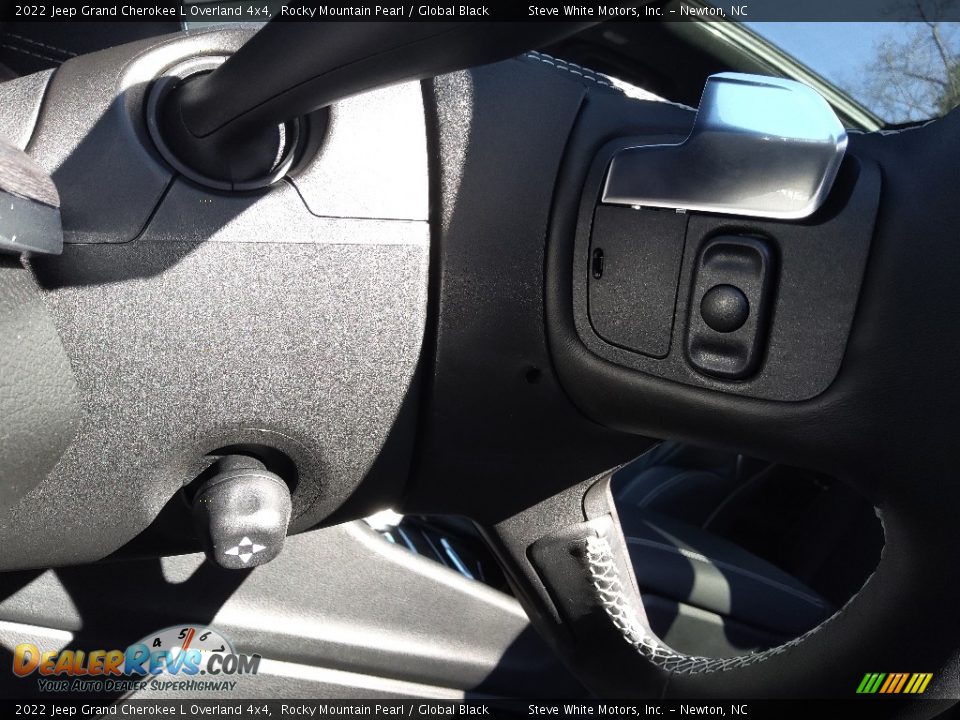 2022 Jeep Grand Cherokee L Overland 4x4 Rocky Mountain Pearl / Global Black Photo #14