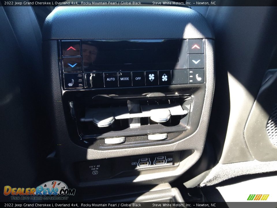 2022 Jeep Grand Cherokee L Overland 4x4 Rocky Mountain Pearl / Global Black Photo #16