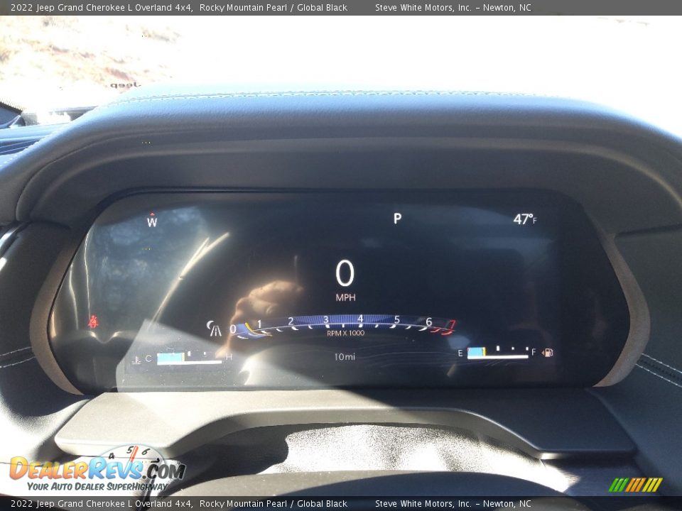 2022 Jeep Grand Cherokee L Overland 4x4 Rocky Mountain Pearl / Global Black Photo #25