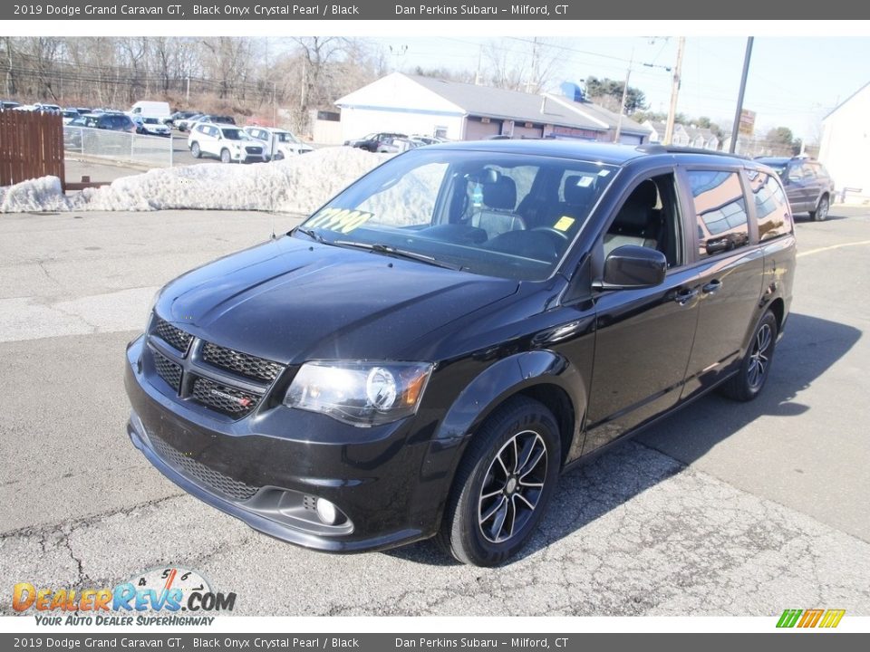 2019 Dodge Grand Caravan GT Black Onyx Crystal Pearl / Black Photo #1