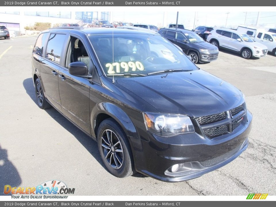 2019 Dodge Grand Caravan GT Black Onyx Crystal Pearl / Black Photo #3