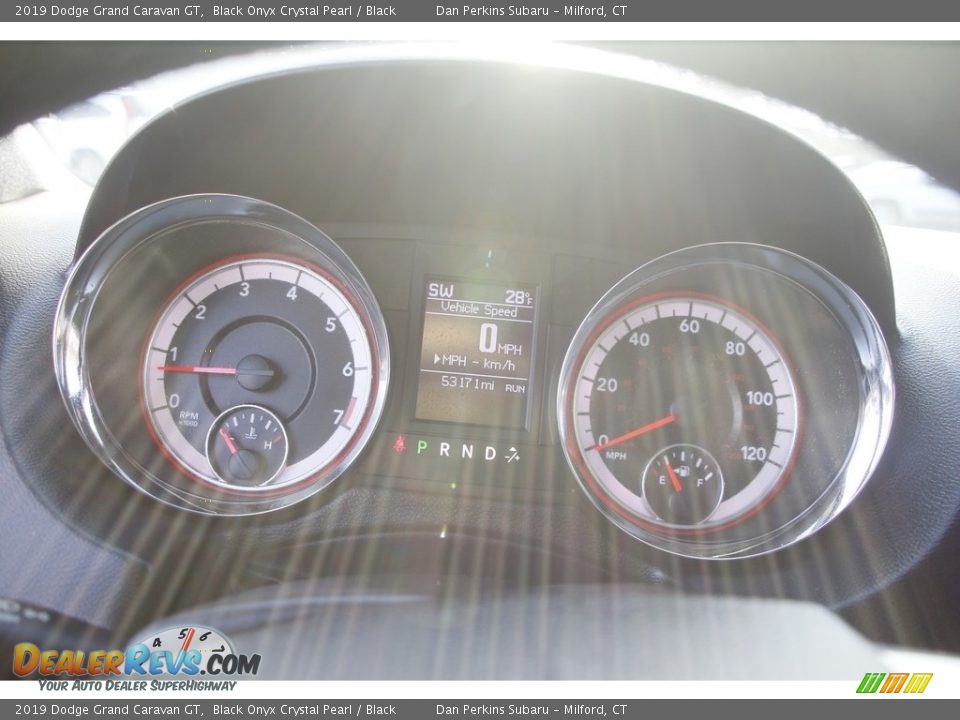 2019 Dodge Grand Caravan GT Black Onyx Crystal Pearl / Black Photo #16