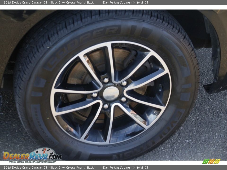 2019 Dodge Grand Caravan GT Black Onyx Crystal Pearl / Black Photo #22