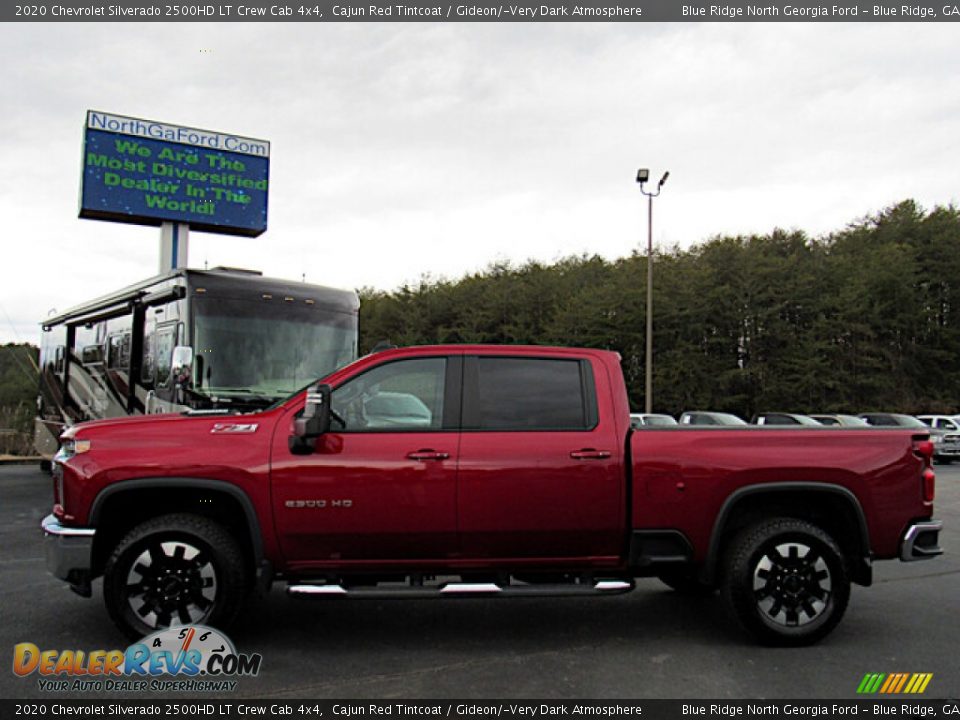 2020 Chevrolet Silverado 2500HD LT Crew Cab 4x4 Cajun Red Tintcoat / Gideon/­Very Dark Atmosphere Photo #2