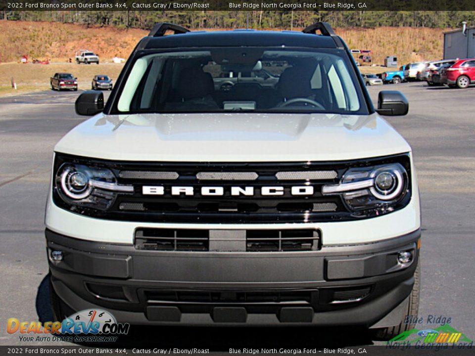 2022 Ford Bronco Sport Outer Banks 4x4 Cactus Gray / Ebony/Roast Photo #8