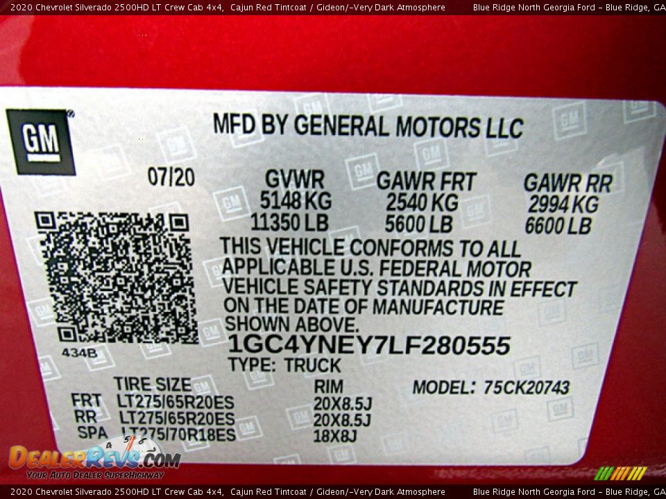 2020 Chevrolet Silverado 2500HD LT Crew Cab 4x4 Cajun Red Tintcoat / Gideon/­Very Dark Atmosphere Photo #25