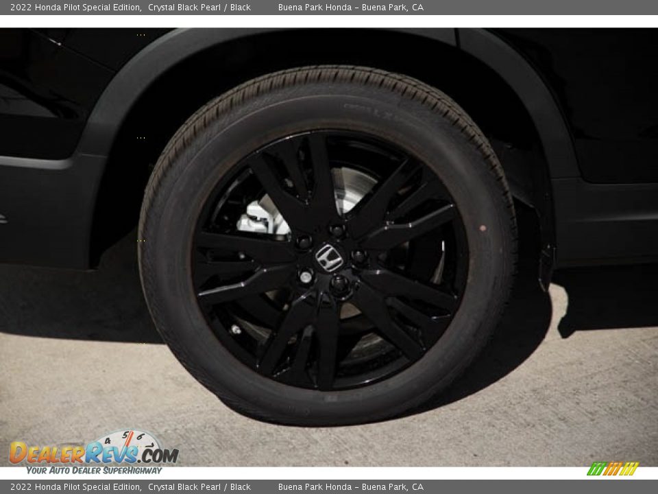 2022 Honda Pilot Special Edition Crystal Black Pearl / Black Photo #10