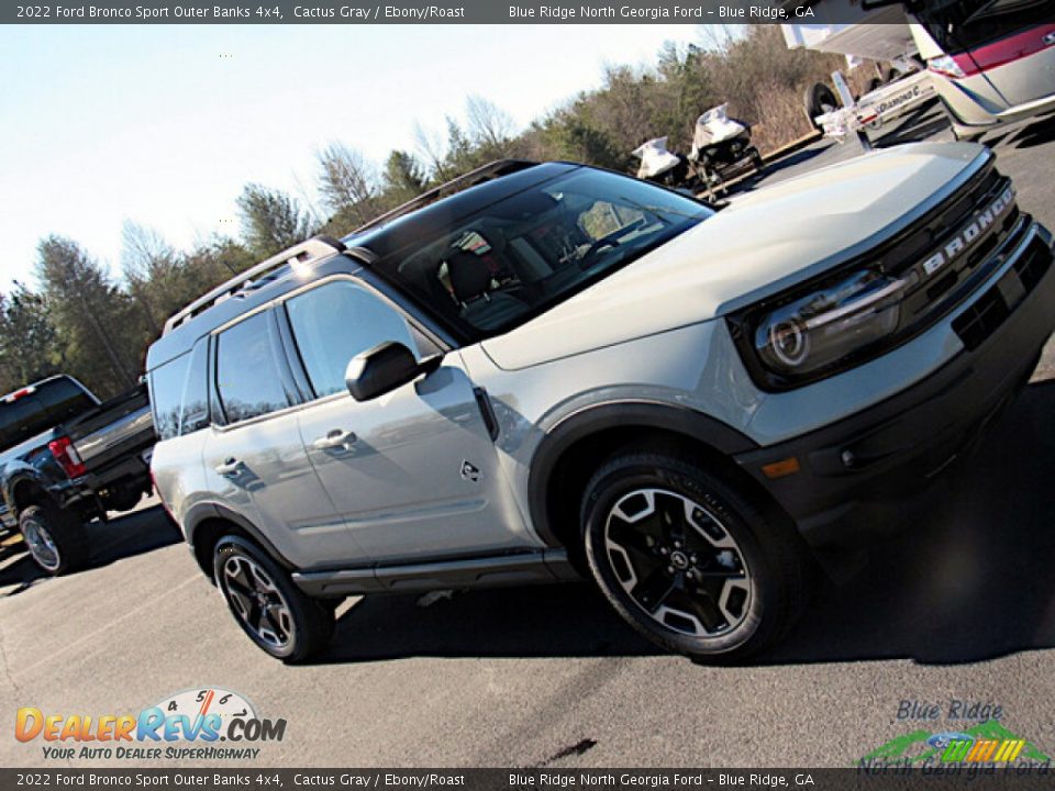 2022 Ford Bronco Sport Outer Banks 4x4 Cactus Gray / Ebony/Roast Photo #26