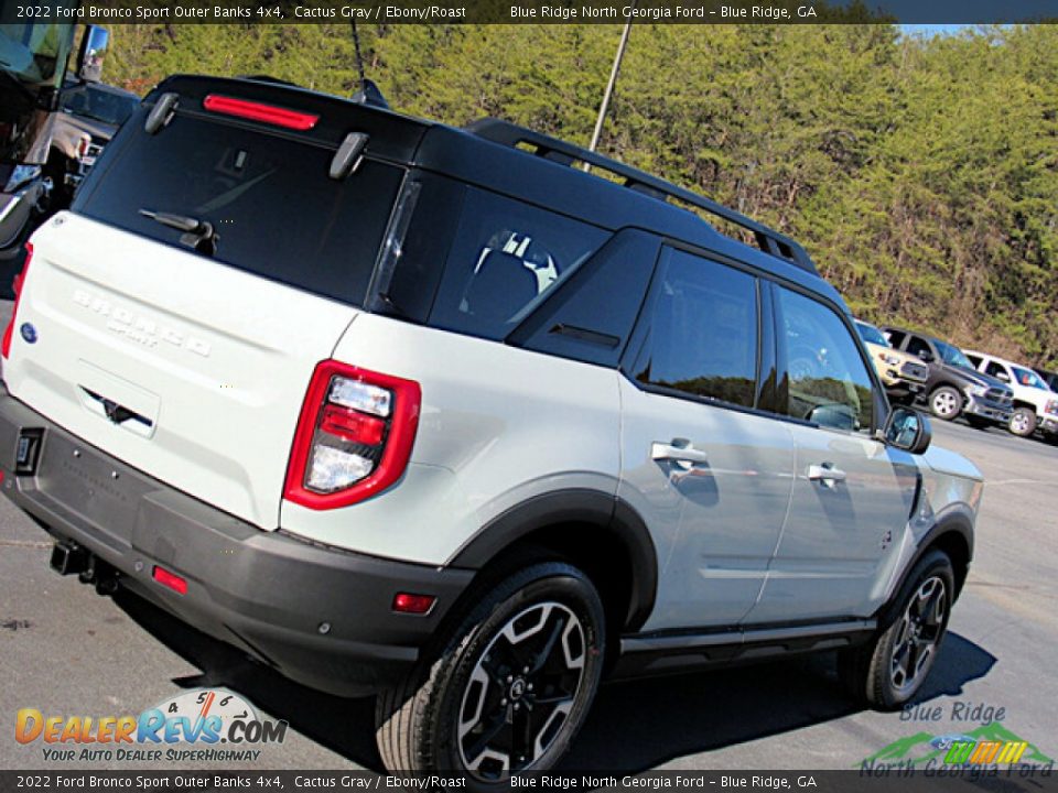 2022 Ford Bronco Sport Outer Banks 4x4 Cactus Gray / Ebony/Roast Photo #27