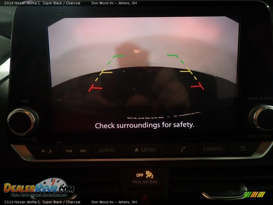 2019 Nissan Altima S Super Black / Charcoal Photo #2