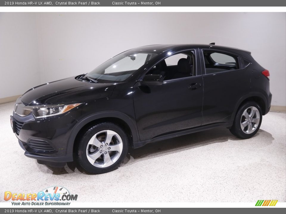 2019 Honda HR-V LX AWD Crystal Black Pearl / Black Photo #3