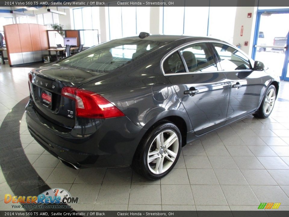 2014 Volvo S60 T5 AWD Saville Grey Metallic / Off Black Photo #5