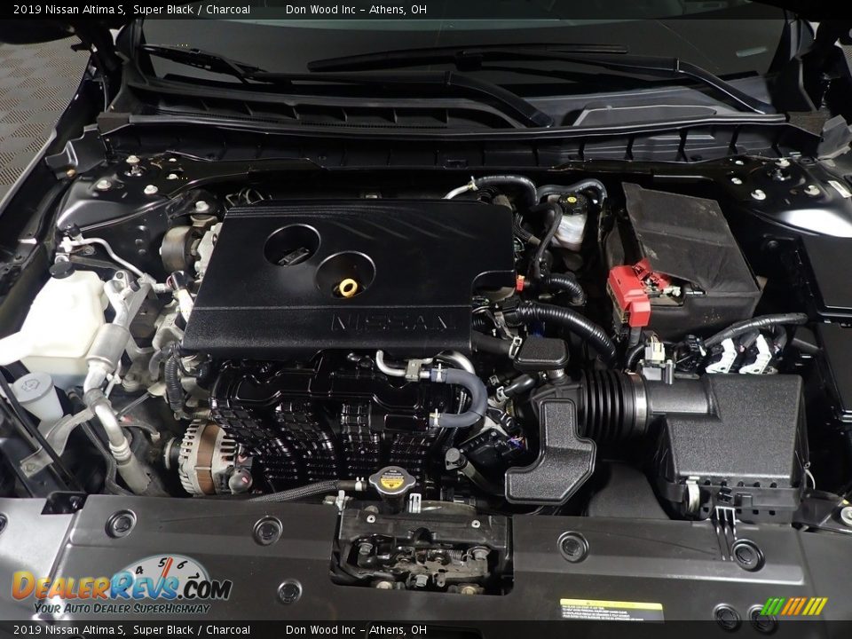 2019 Nissan Altima S Super Black / Charcoal Photo #7