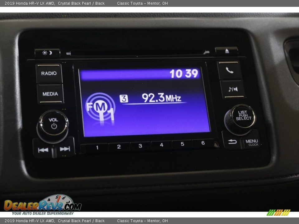 2019 Honda HR-V LX AWD Crystal Black Pearl / Black Photo #10