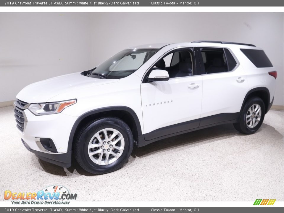 2019 Chevrolet Traverse LT AWD Summit White / Jet Black/­Dark Galvanized Photo #3