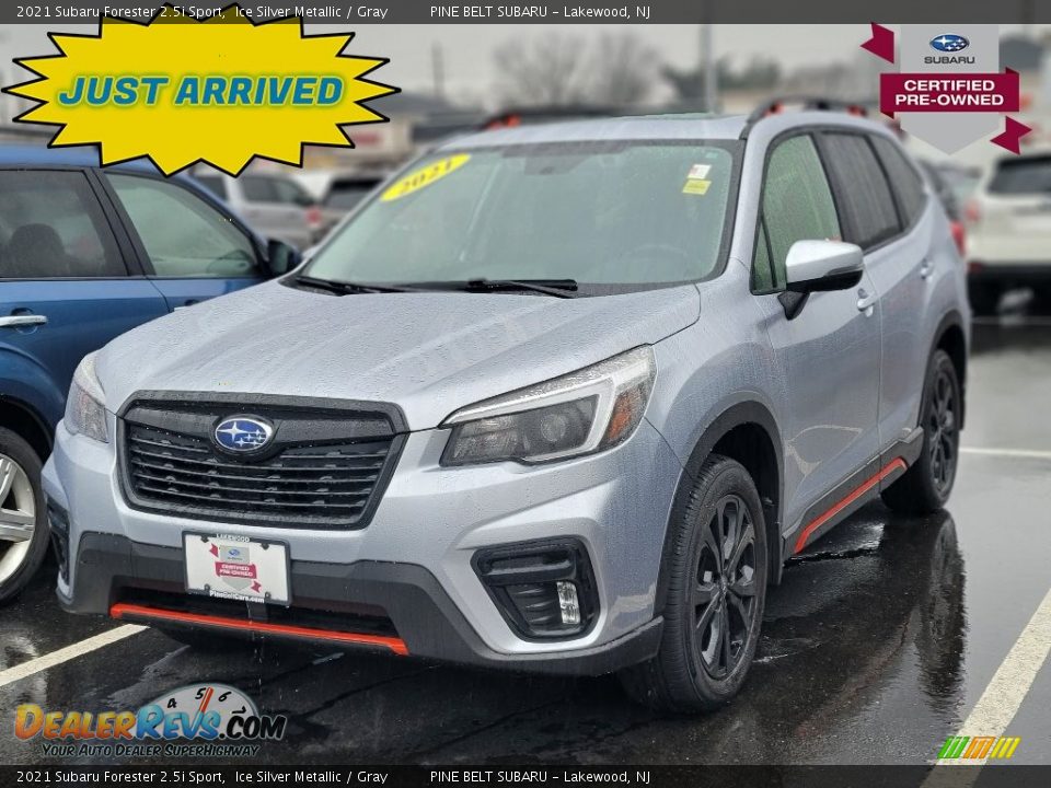 2021 Subaru Forester 2.5i Sport Ice Silver Metallic / Gray Photo #1