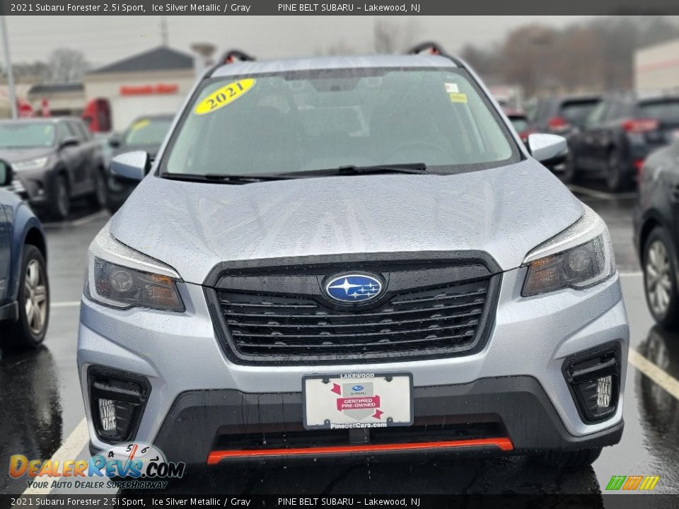 2021 Subaru Forester 2.5i Sport Ice Silver Metallic / Gray Photo #2