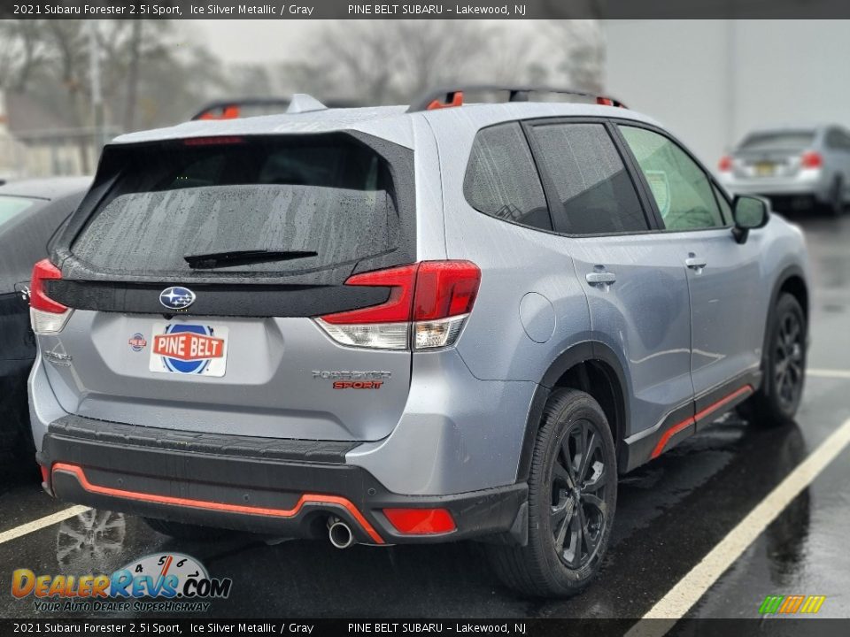 2021 Subaru Forester 2.5i Sport Ice Silver Metallic / Gray Photo #3