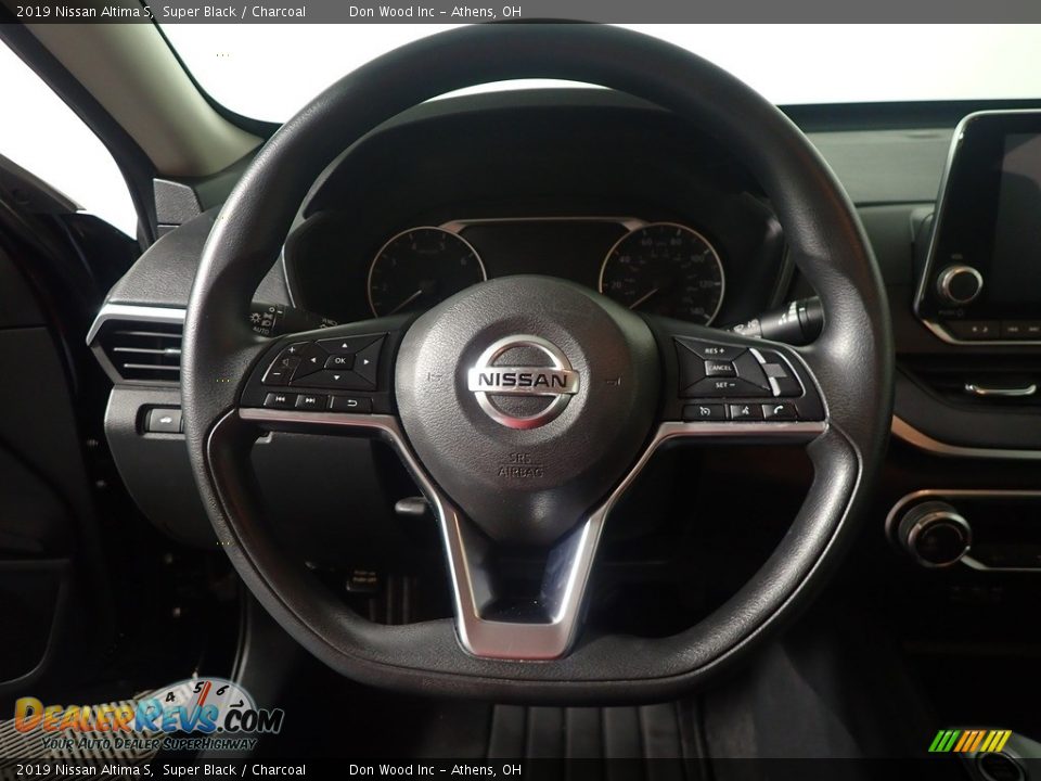 2019 Nissan Altima S Super Black / Charcoal Photo #27