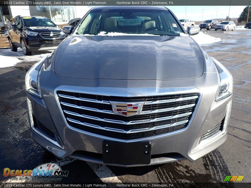 2019 Cadillac CTS Luxury AWD Satin Steel Metallic / Light Platinum Photo #3