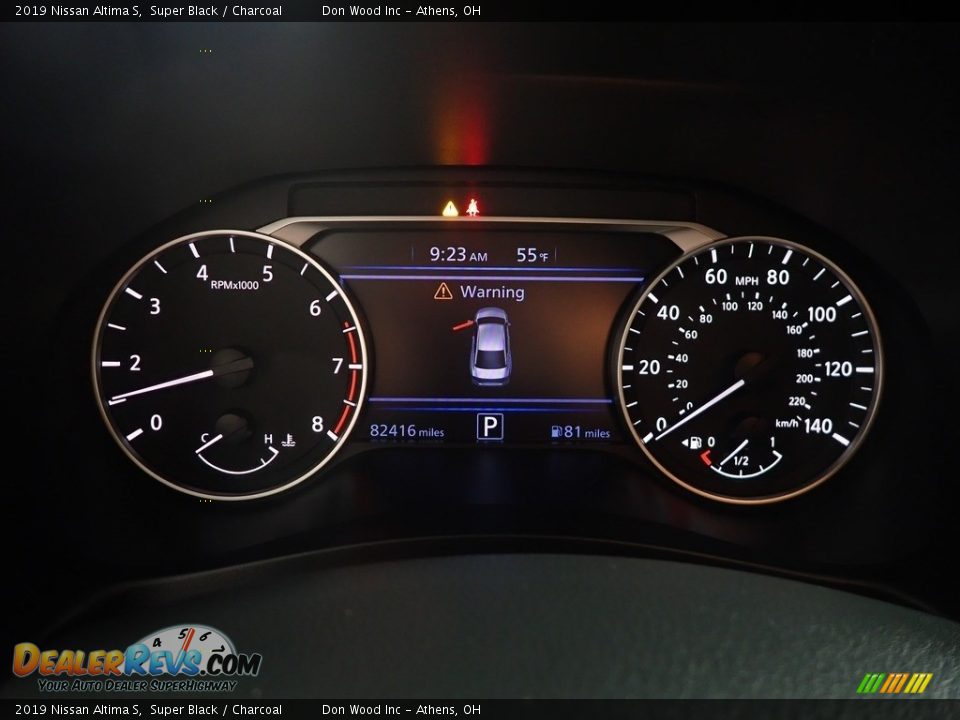 2019 Nissan Altima S Super Black / Charcoal Photo #28