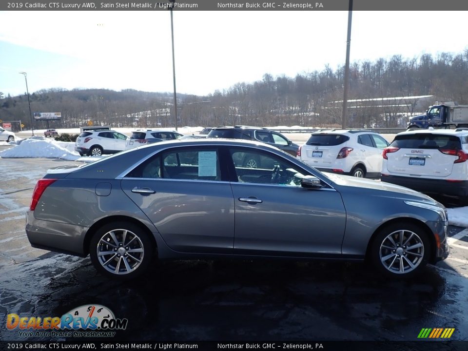 2019 Cadillac CTS Luxury AWD Satin Steel Metallic / Light Platinum Photo #5