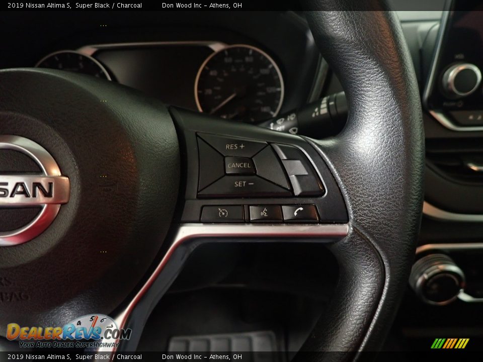 2019 Nissan Altima S Super Black / Charcoal Photo #30