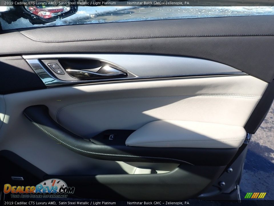 2019 Cadillac CTS Luxury AWD Satin Steel Metallic / Light Platinum Photo #6