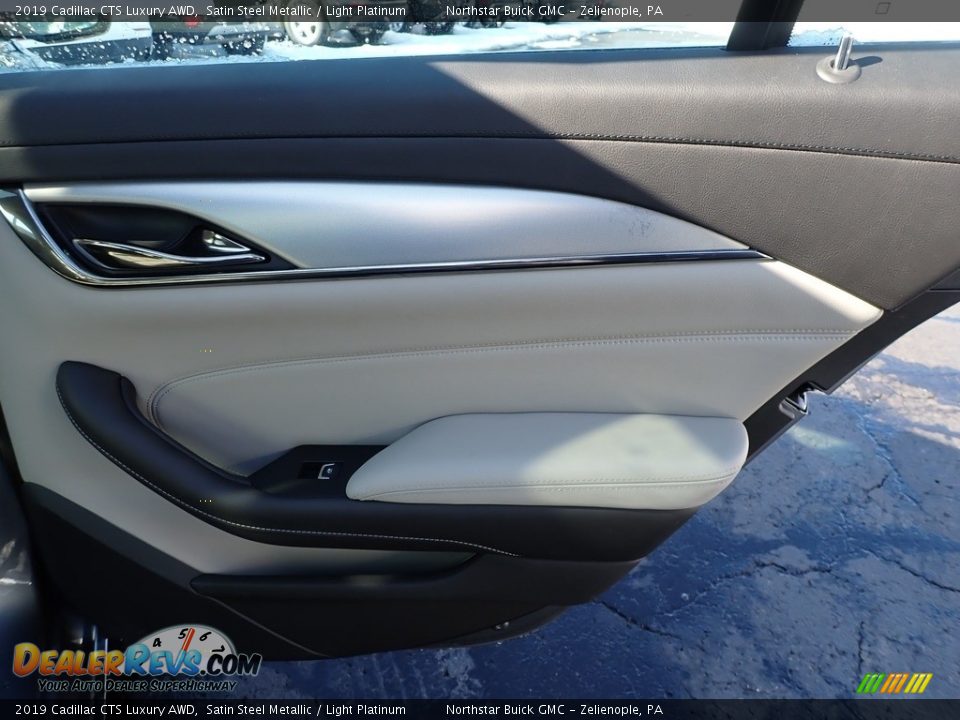 2019 Cadillac CTS Luxury AWD Satin Steel Metallic / Light Platinum Photo #7