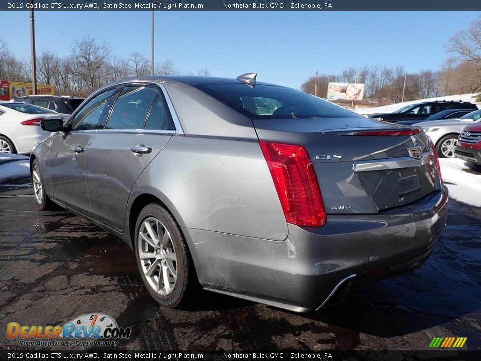 2019 Cadillac CTS Luxury AWD Satin Steel Metallic / Light Platinum Photo #11