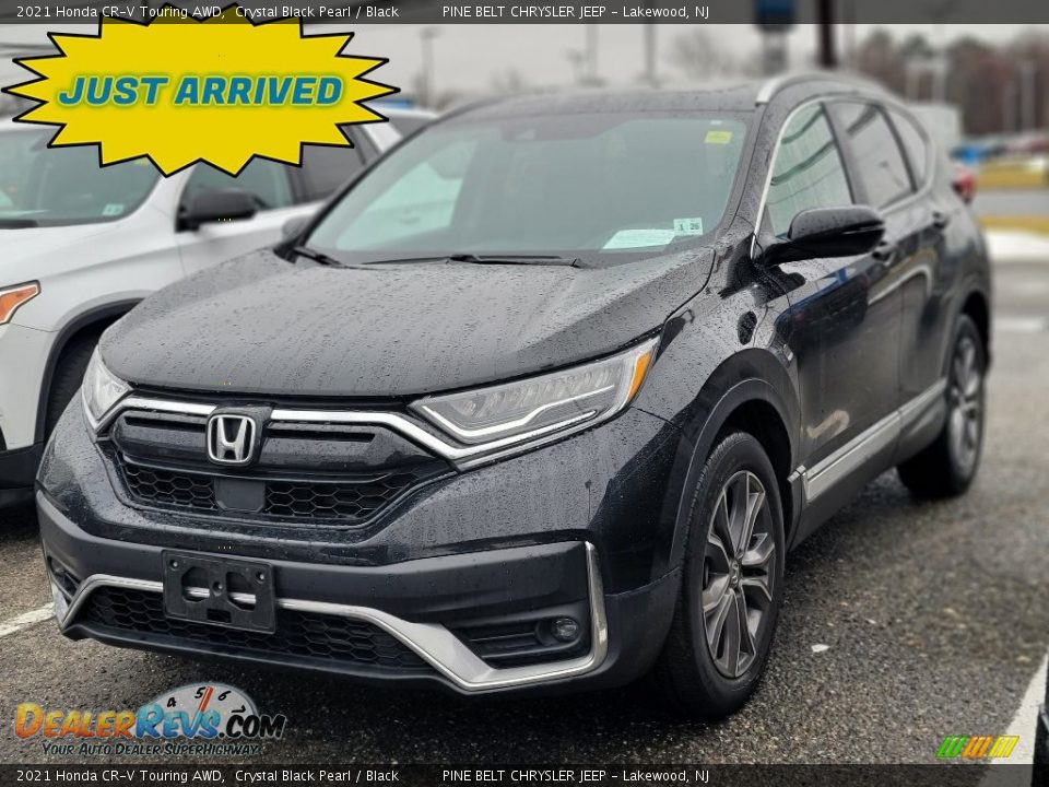 2021 Honda CR-V Touring AWD Crystal Black Pearl / Black Photo #1