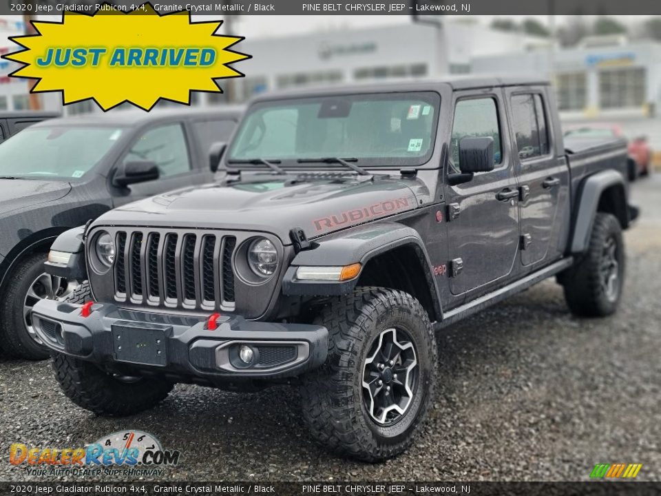 2020 Jeep Gladiator Rubicon 4x4 Granite Crystal Metallic / Black Photo #1