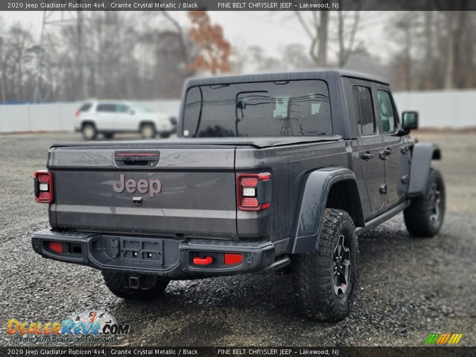 2020 Jeep Gladiator Rubicon 4x4 Granite Crystal Metallic / Black Photo #4