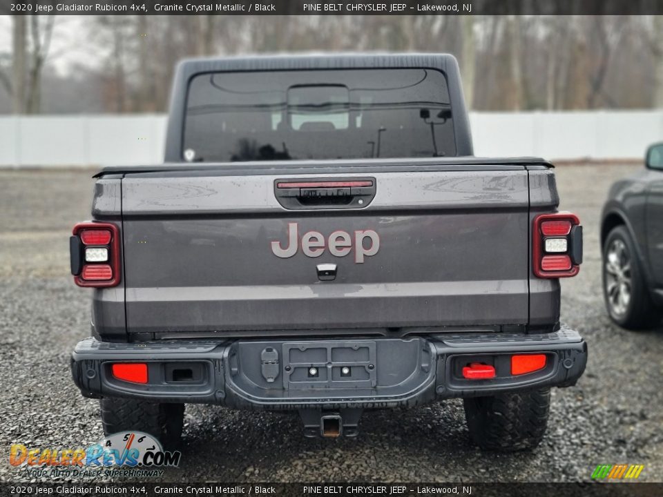 2020 Jeep Gladiator Rubicon 4x4 Granite Crystal Metallic / Black Photo #5