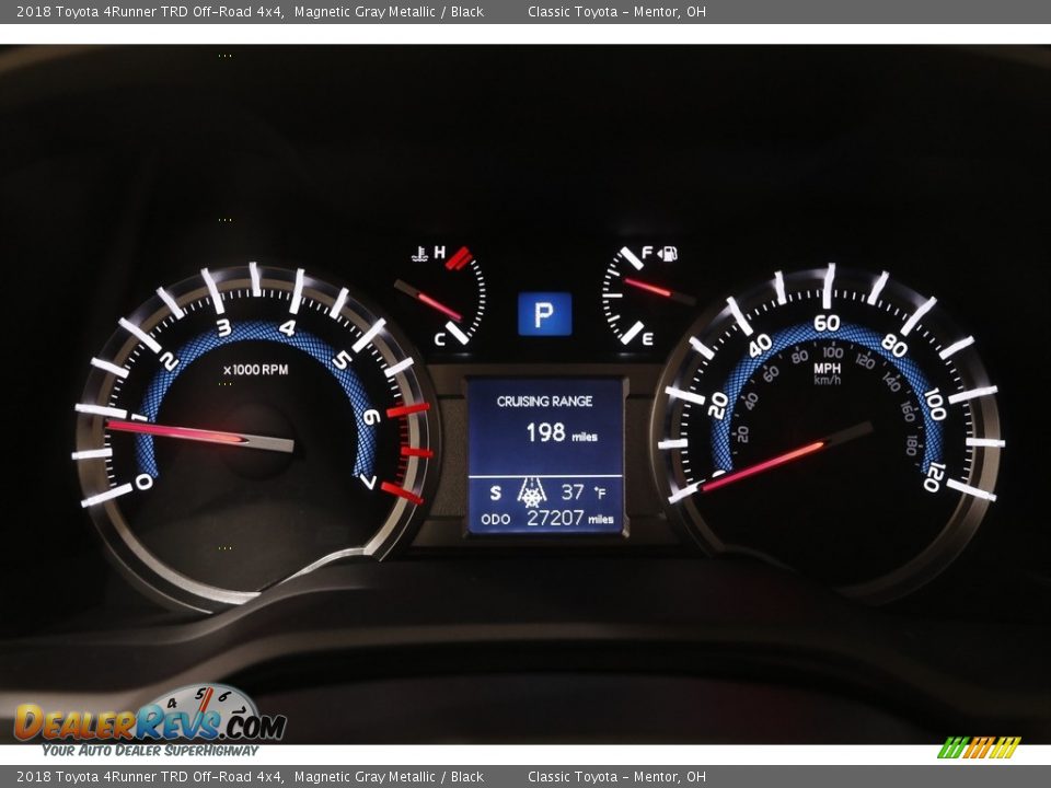 2018 Toyota 4Runner TRD Off-Road 4x4 Magnetic Gray Metallic / Black Photo #8