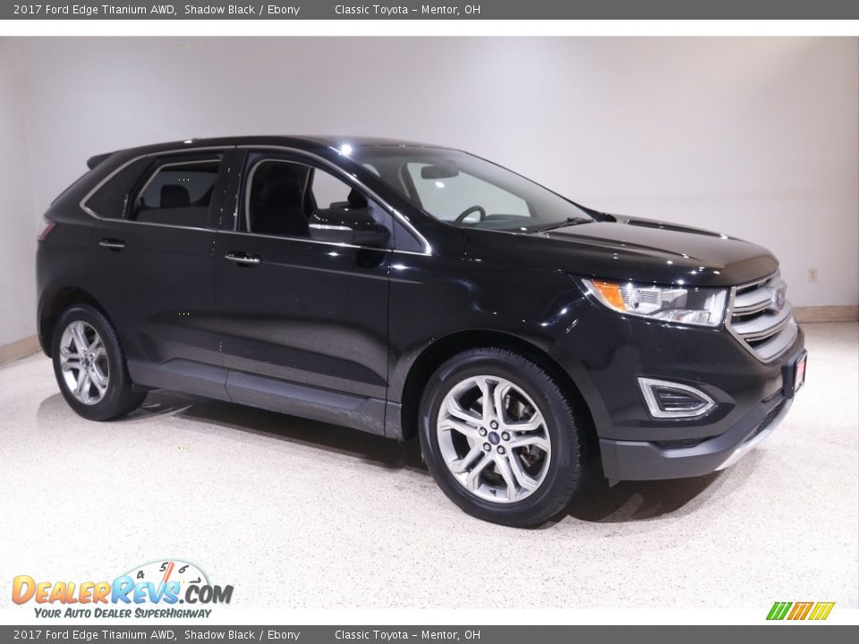 2017 Ford Edge Titanium AWD Shadow Black / Ebony Photo #1
