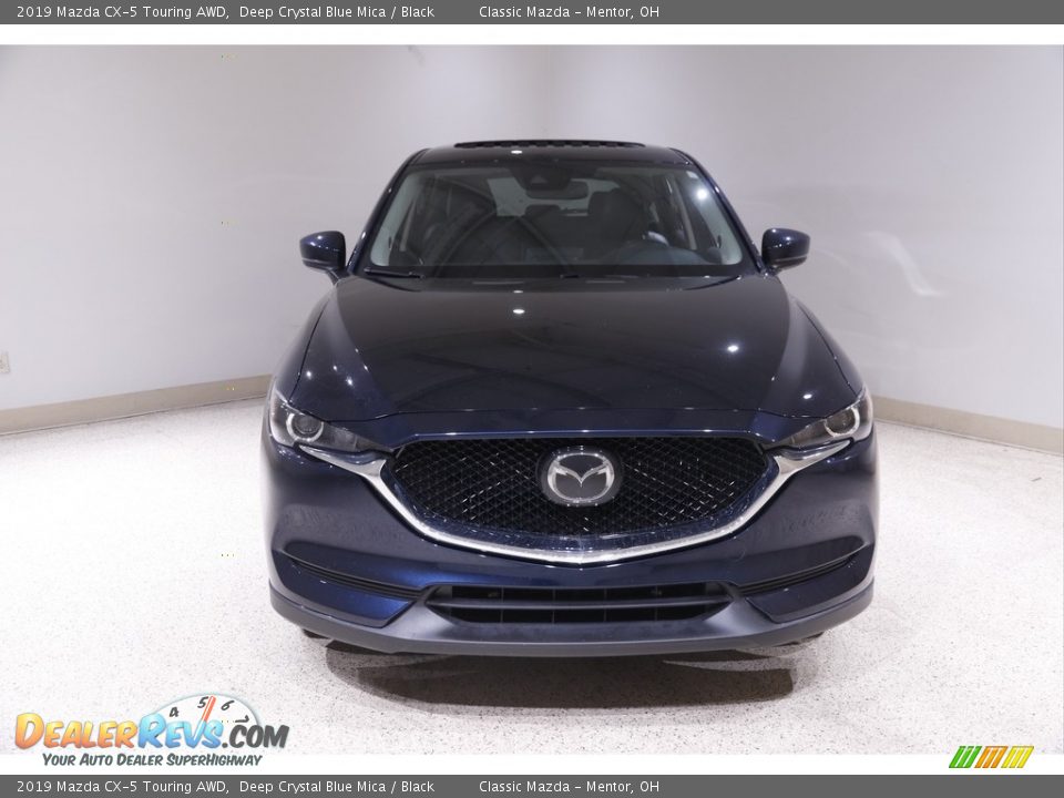 2019 Mazda CX-5 Touring AWD Deep Crystal Blue Mica / Black Photo #2