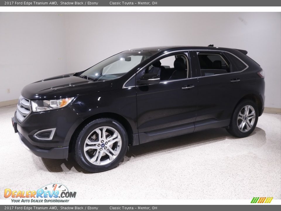 2017 Ford Edge Titanium AWD Shadow Black / Ebony Photo #3