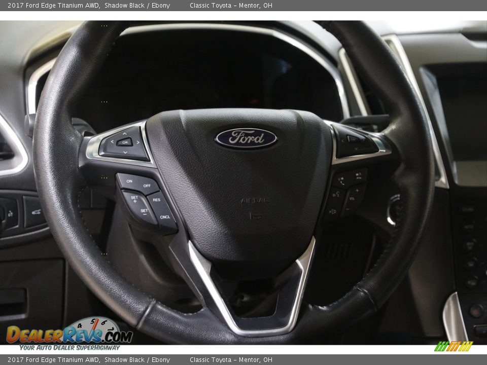 2017 Ford Edge Titanium AWD Shadow Black / Ebony Photo #7