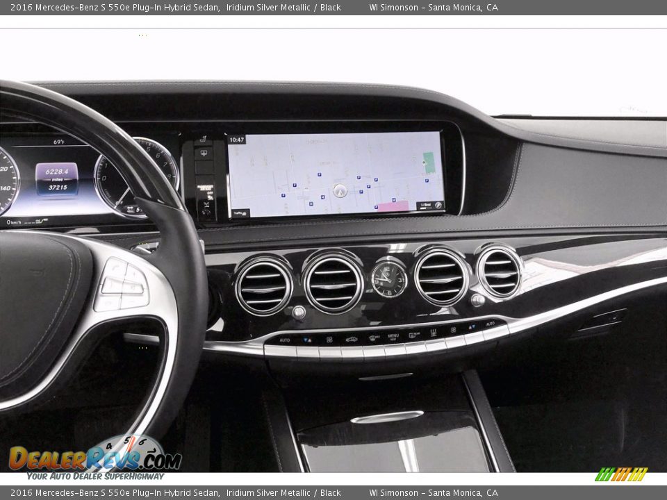 2016 Mercedes-Benz S 550e Plug-In Hybrid Sedan Iridium Silver Metallic / Black Photo #5