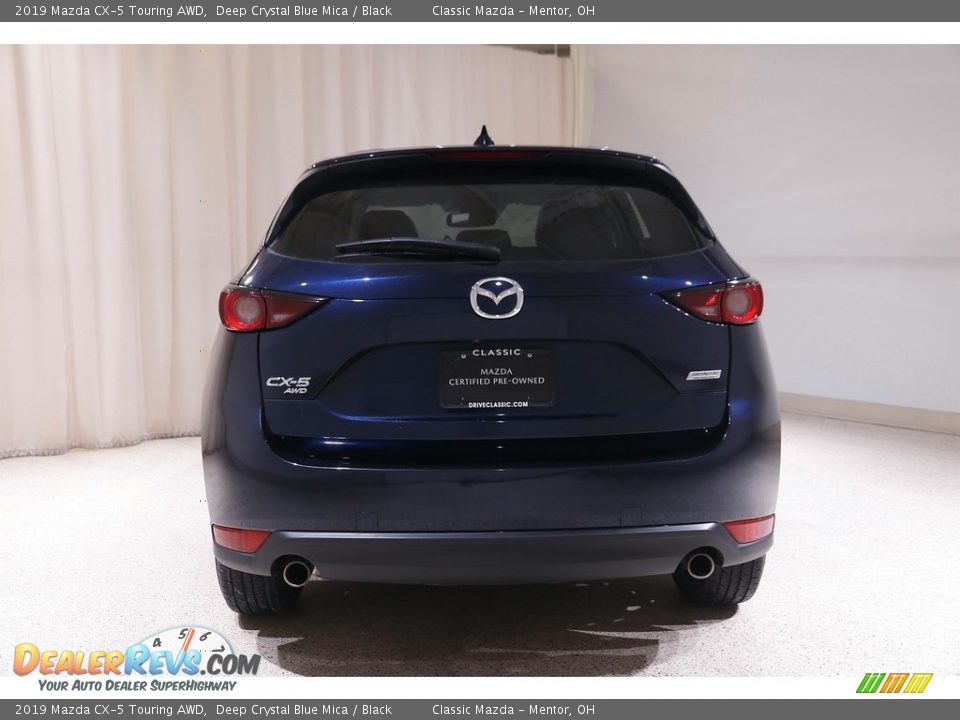 2019 Mazda CX-5 Touring AWD Deep Crystal Blue Mica / Black Photo #17