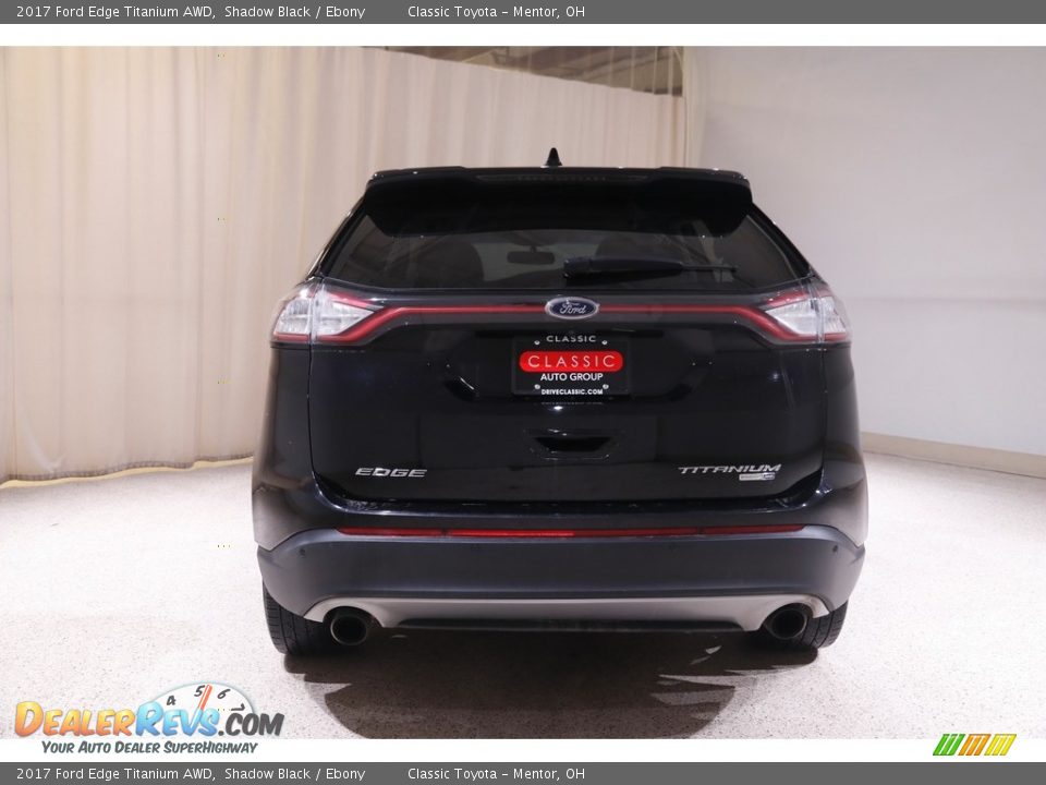 2017 Ford Edge Titanium AWD Shadow Black / Ebony Photo #18