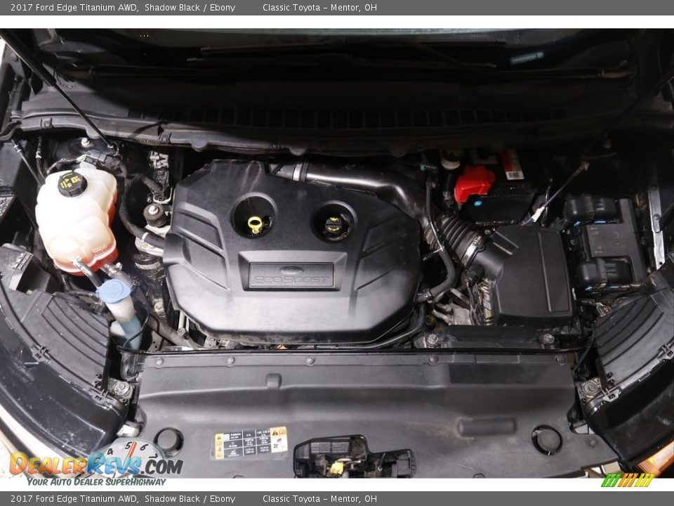 2017 Ford Edge Titanium AWD Shadow Black / Ebony Photo #19