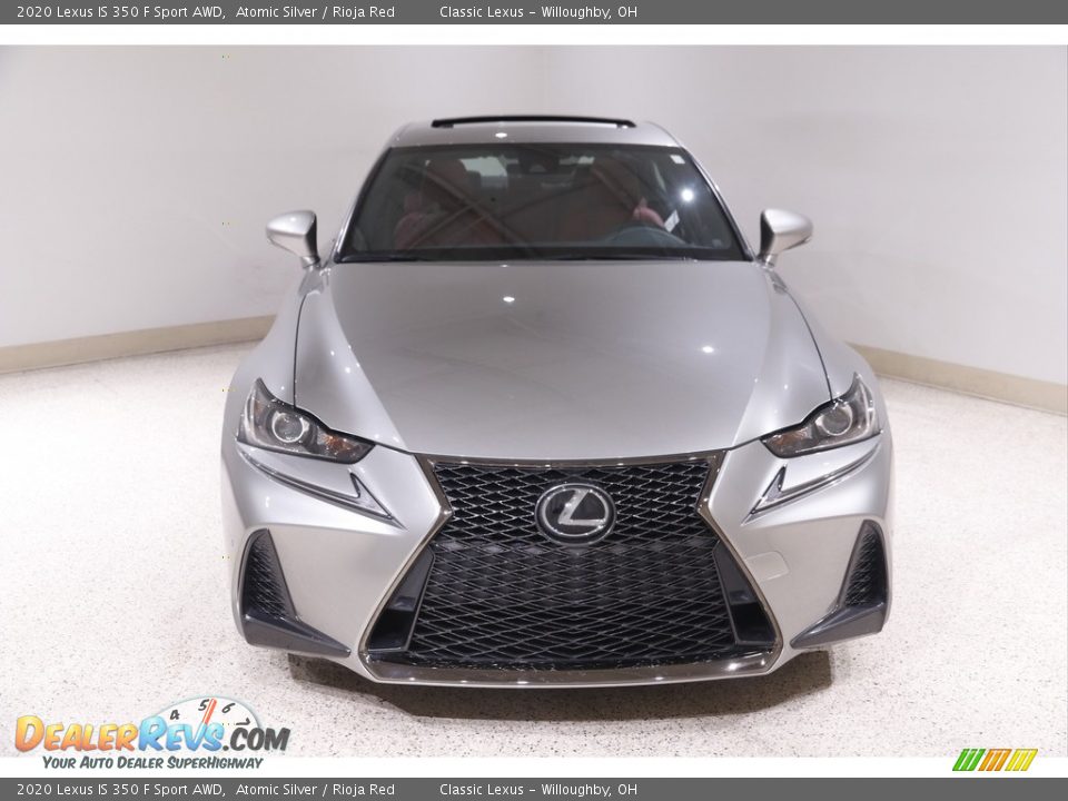 2020 Lexus IS 350 F Sport AWD Atomic Silver / Rioja Red Photo #2