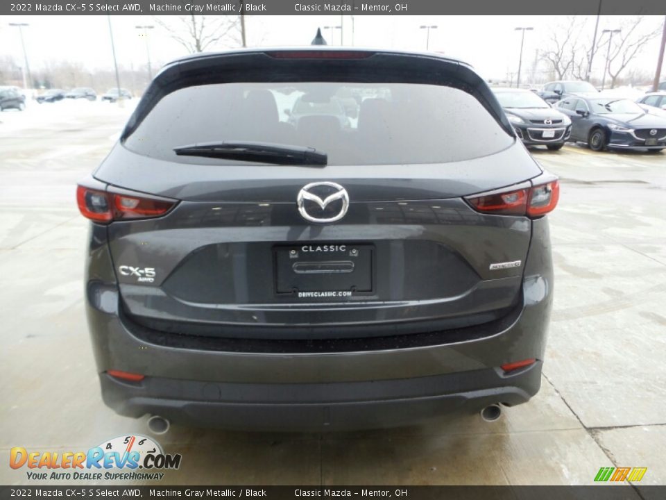 2022 Mazda CX-5 S Select AWD Machine Gray Metallic / Black Photo #5