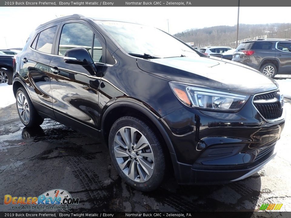 2019 Buick Encore Preferred Ebony Twilight Metallic / Ebony Photo #4